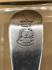 VERY GOOD SOLID SILVER 1776 GEORGE III SCOTTISH TABLE SPOON BY WILLIAM DAVIE 61g for sale  CALLINGTON