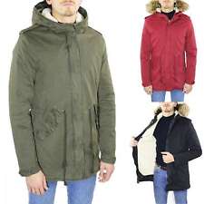 Parka Mens Winter Fur in Sherpa Hooded Jacket Coat til salgs  Frakt til Norway