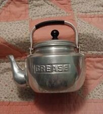 Vaso de chá vintage 1960 alumínio recipiente economizador de graxa + tampa + filtro - Tiawan comprar usado  Enviando para Brazil