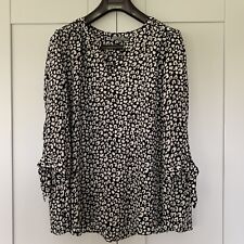 Ladies Top Size 26 3/4 Sleeve Black Cream PRINCIPLES  for sale  Shipping to South Africa