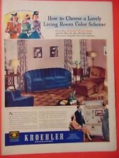 1940 kroehler living for sale  North Adams