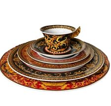 Versace Rosenthal Red Medusa 6 Pc Set Dinner, Salad, Dessert, Bread, Saucer, Cup for sale  Shipping to South Africa