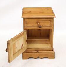 Solid pine bedside for sale  Shipping to Ireland