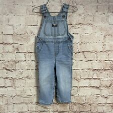 Monos de mezclilla de jean azul Oshkosh B'gosh talla 24 meses pantalones largos carpintero segunda mano  Embacar hacia Argentina