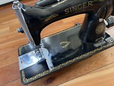 Máquina de coser vintage Singer modelo 15 1955 S/N AM111963, usado segunda mano  Embacar hacia Mexico