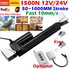 12V 24V 1500N Elektrischer Linearantrieb 50~1000mm Linearmotor IP65 Fast 10mm/s comprar usado  Enviando para Brazil