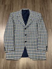 Oxxford Clothes Kings Cashmere Blazer Sports Coat Men's 42 Gotham Unique Plaid for sale  Shipping to South Africa