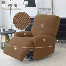 Usado, Cubierta de silla reclinable elástica de lana polar fundas de sofá individuales fundas de sillón segunda mano  Embacar hacia Argentina