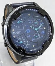 NIB Diesel DZ7424 Boltdown Chronograph 3 Bar Quartz Blue Dial Men's Wrist Watch for sale  Shipping to South Africa