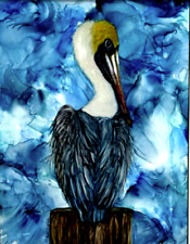 pelicans watercolor for sale  Rio Rancho