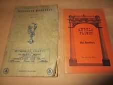 Directorio telefónico 1946 y folleto de vuelo de los Angels 1961, lote de 2 segunda mano  Embacar hacia Mexico