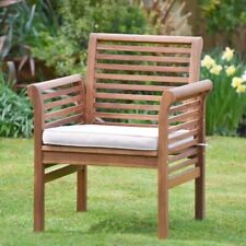 Plant Theatre Acacia Hardwood Garden Armchair with Cushion Included, used for sale  Shipping to South Africa