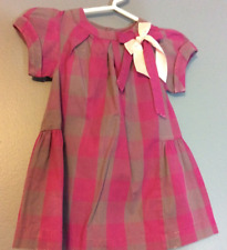 Vestido de bebé EPK talla 12 meses gris rosa a cuadros 40, usado segunda mano  Embacar hacia Argentina