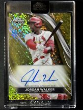 Jordan Walker 2024 Topps Chrome preto ouro automático mini diamantes/50 Cardinals STL comprar usado  Enviando para Brazil