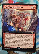 Mtg Commander Masters Guff Rewrites History Extended Art NM  for sale  Shipping to South Africa