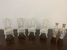 Vasos orientais antigos vintage em miniatura de metal para móveis de jardim/vendedor comprar usado  Enviando para Brazil