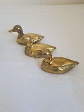 Vintage brass duck for sale  HARLOW
