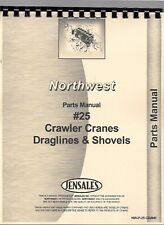 Usado, Catálogo de piezas manuales para operadores de grúa pala dragalina Northwest 25 grúa segunda mano  Embacar hacia Argentina