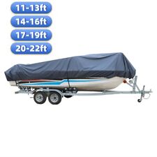 V-Hull Runabouts Boat Cover 11-13ft 14-16ft 17-19ft 20-22ft 90''-100'' 210D for sale  Shipping to South Africa