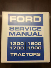 Ford 1300 1500 1700 1900 Tractors Service Manual Repair Manual Overhaul Manual for sale  Salem