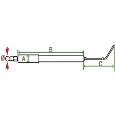 électrode allumage wl10ln d'occasion  France