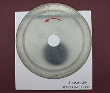 4" - .006 x .009 - 5/8 & 1/2" - Saw Blade Lapidary Tool for sale  Shipping to South Africa