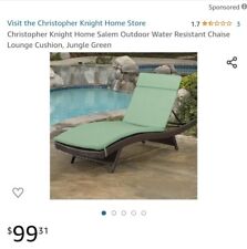 Outdoor fabric chaise for sale  Clive