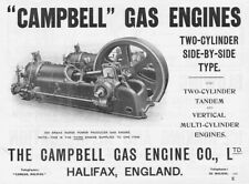 Campbell gas engine for sale  GLASGOW
