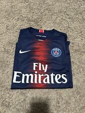 Camisa de futebol Paris Saint Germain tamanho médio autêntica 2018 manga curta comprar usado  Enviando para Brazil