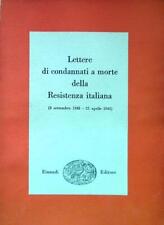 Lettere condannati morte usato  Italia