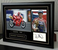 Randy mamola framed for sale  BOOTLE