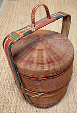 chinese wicker basket bamboo for sale  San Francisco
