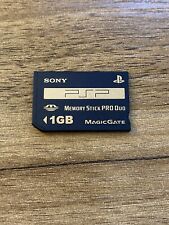 Sony 1GB PSP-MP1G Memory Stick Pro Duo Genuine Memory Card For PSP / Camera, used for sale  Shipping to South Africa
