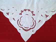Antique embroidered tablecloth d'occasion  Expédié en Belgium