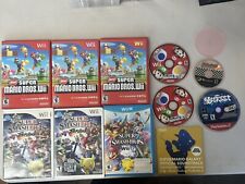 5 New Super Mario Bros. Wii Smash Brawl Smash Wii U MarioKart Double dash for sale  Shipping to South Africa