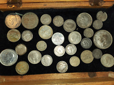 Colección de monedas de plata antiguas extranjeras cantidad de 28 bienes totales~~, usado segunda mano  Embacar hacia Argentina