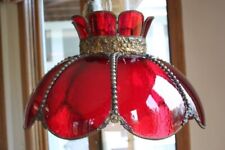 red metal hanging lamp for sale  Westminster