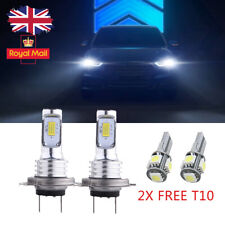 For AUDI A3 A4 A5 A6 A7 A8 TT Q5 Q7 2X H7 6000K Xenon LED LED Headlight Bulbs UK, used for sale  DUNSTABLE
