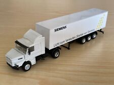 X203 Herpa 1:87 Scania 142H LKW Koffer Sattelzug Siemens Licht zum Verkaufen  Sa comprar usado  Enviando para Brazil