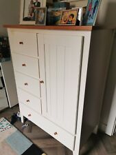 Used, nursery furniture  white and wood for sale  LONDON
