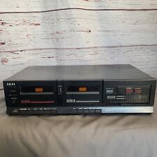 AKAI STEREO DOUBLE CASSETTE Tape DECK Alta Velocidade DUBBING HX-A301W - Vintage comprar usado  Enviando para Brazil