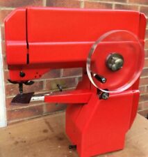 Rare Cased Red Singer 29K71 Walking foot Antique Industrial Patcher Machine, used for sale  Shipping to South Africa