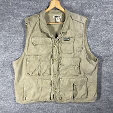 Used, Campmor Vest Mens XL Safari Fishing Photography Camping Hunting Green Cargo for sale  Shipping to South Africa