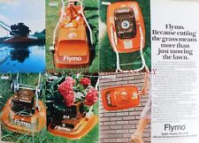FLYMO Rotary Lawn Mower Range ADVERT Vintage Original 1980 Print Ad 703/55 for sale  Shipping to South Africa