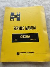Compactador Hyster C530A, manual de serviço de rolos comprar usado  Enviando para Brazil