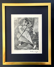 RUFINO TAMAYO 1947 BEAUTIFUL SIGNED PRINT  MATTED 11 X 14 + LIST  $695 for sale  Shipping to Canada