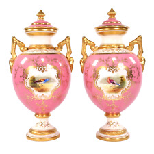 Coalport porcelain vases for sale  TELFORD