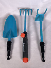 Gardena Combisystem Children's Gardening Tool Set - Trowel Rake Hoe, used for sale  Shipping to South Africa