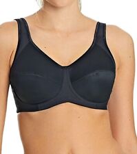 Freya Sports Bra Active Core Black Size 38J Underwired Maximum Support 4002, used for sale  Shipping to South Africa