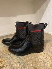 Coach rain boots for sale  Webster